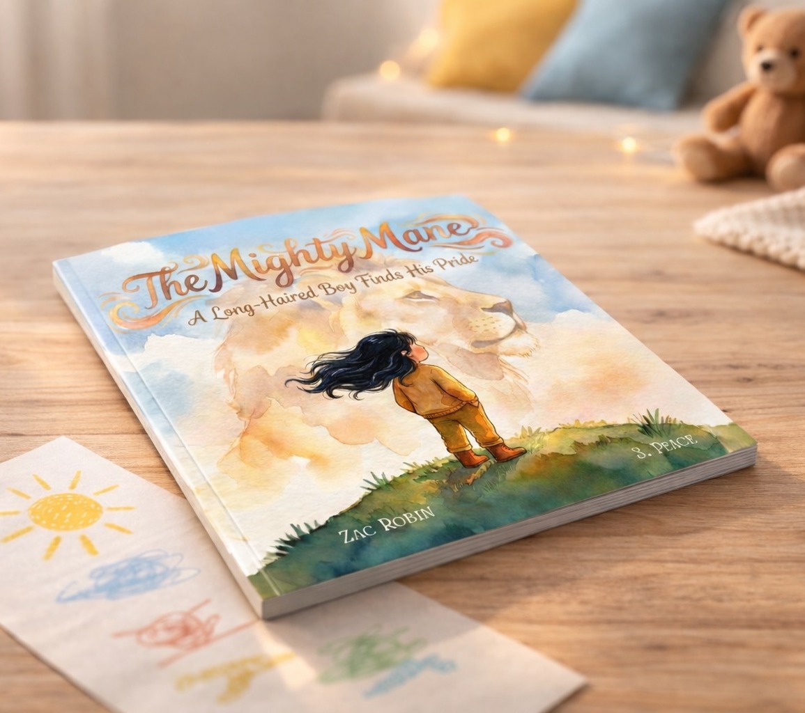 The Mighty Mane: A Long Haired Boy Finds His Pride by Zac Robin